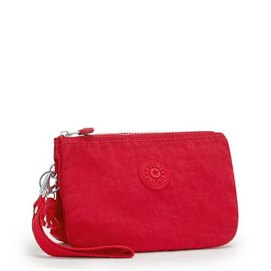 Kipling Creativity Extra Large Fashion Wristlet Bags Red Rouge | CA 2061JP